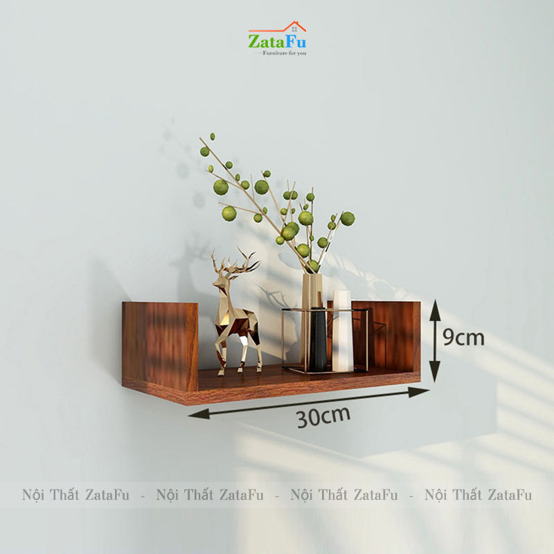 Kệ trang trí treo tường chữ U đa năng nhiều kích thước KTT-93