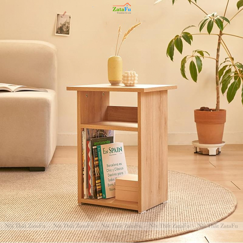 Kệ Gỗ Để Bàn SoFa Phòng Khách Tab Đầu Giường Phòng Ngủ Thiết Kế Đơn Giản TDG-42 ZataFu