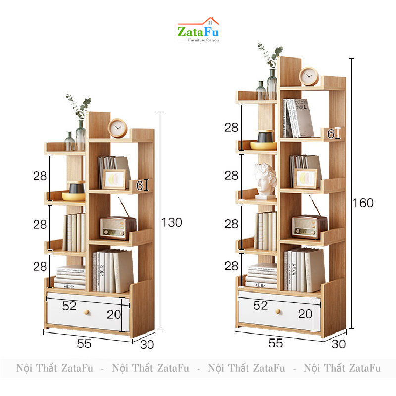 Kệ xương rồng kệ sách hình cây độc đáo KTT-47