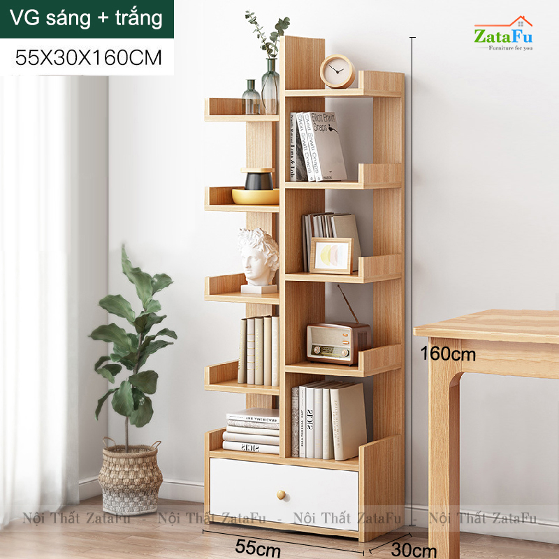 Kệ xương rồng kệ sách hình cây độc đáo KTT-47