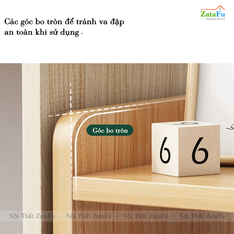 Kệ Tài Liệu Văn Phòng Kệ Để Máy In Bánh Xe Có Khoa Di Động KTT-69 ZataFu