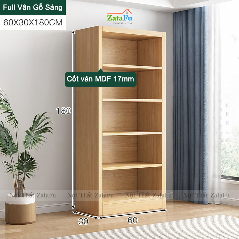Kệ sách kệ trưng bày phân tầng đơn giản KTT-68