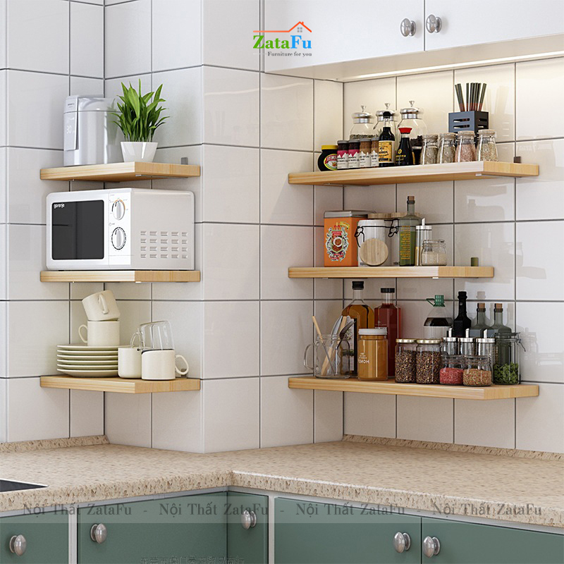 Kệ trang trí treo tường nhiều kích thước mẫu 2 KTT-92