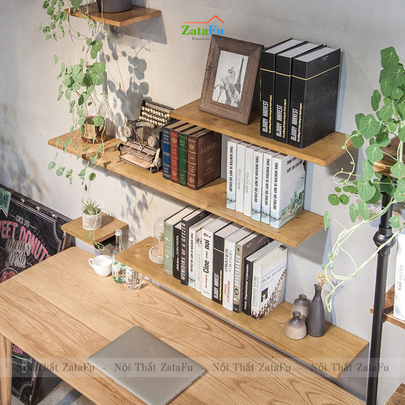 Kệ decor treo tường nhiều kích thước rộng 12cm KTT-91