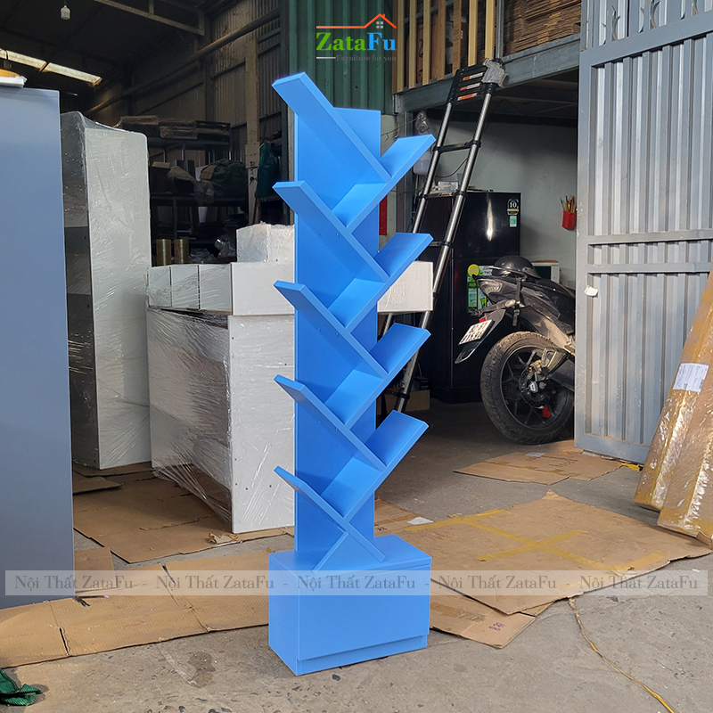 Kệ Sách Hình Cây Xương Cá KTT-42