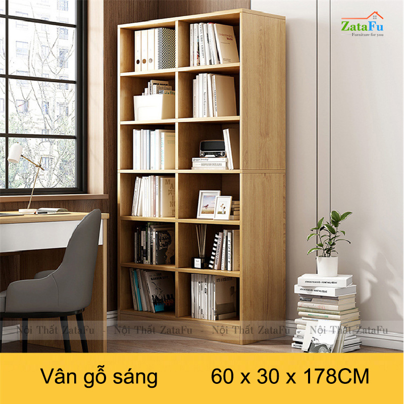Tủ Kệ Sách Phối Hợp Kích Thước Lớn KTT-49