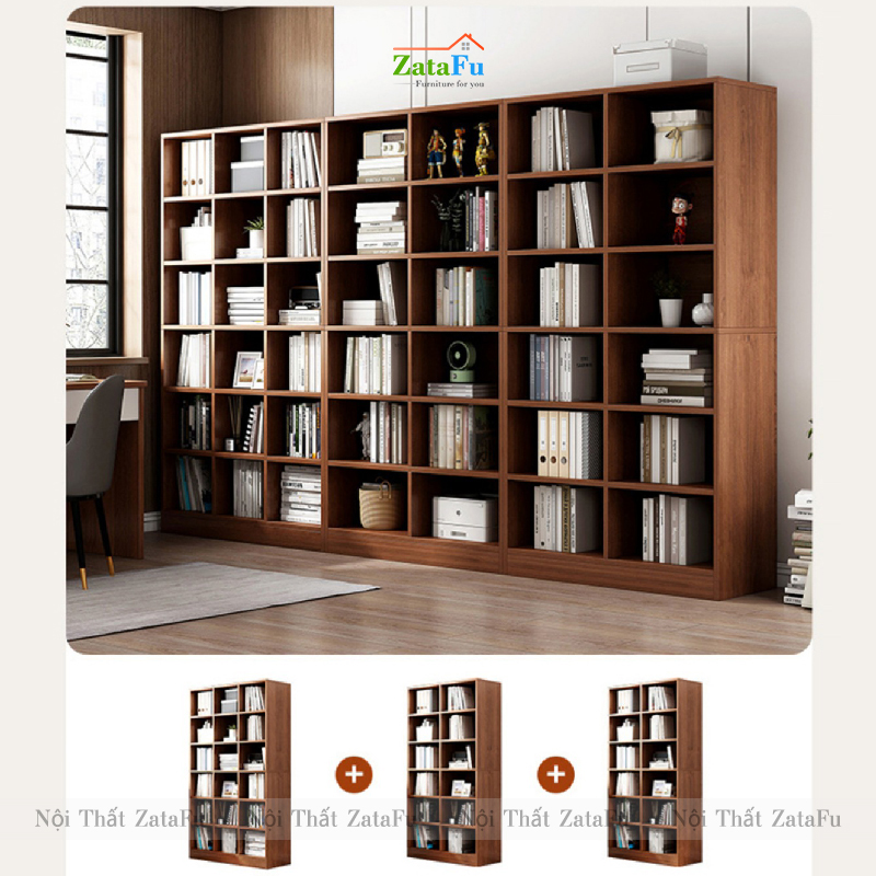Tủ Kệ Sách Phối Hợp Kích Thước Lớn KTT-49
