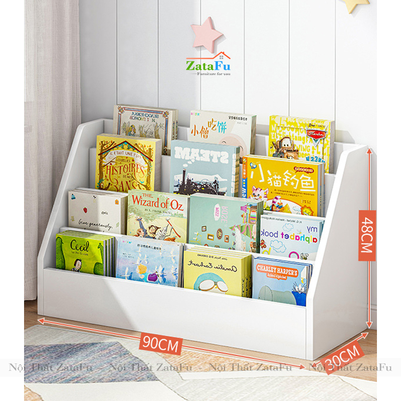 Kệ Sách Cho Bé, Kệ Trưng Bày Catalogue Tạp Chí KTT-14