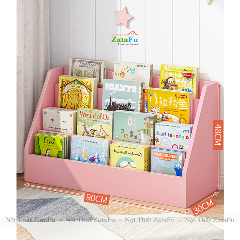 Kệ Sách Cho Bé, Kệ Trưng Bày Catalogue Tạp Chí KTT-14