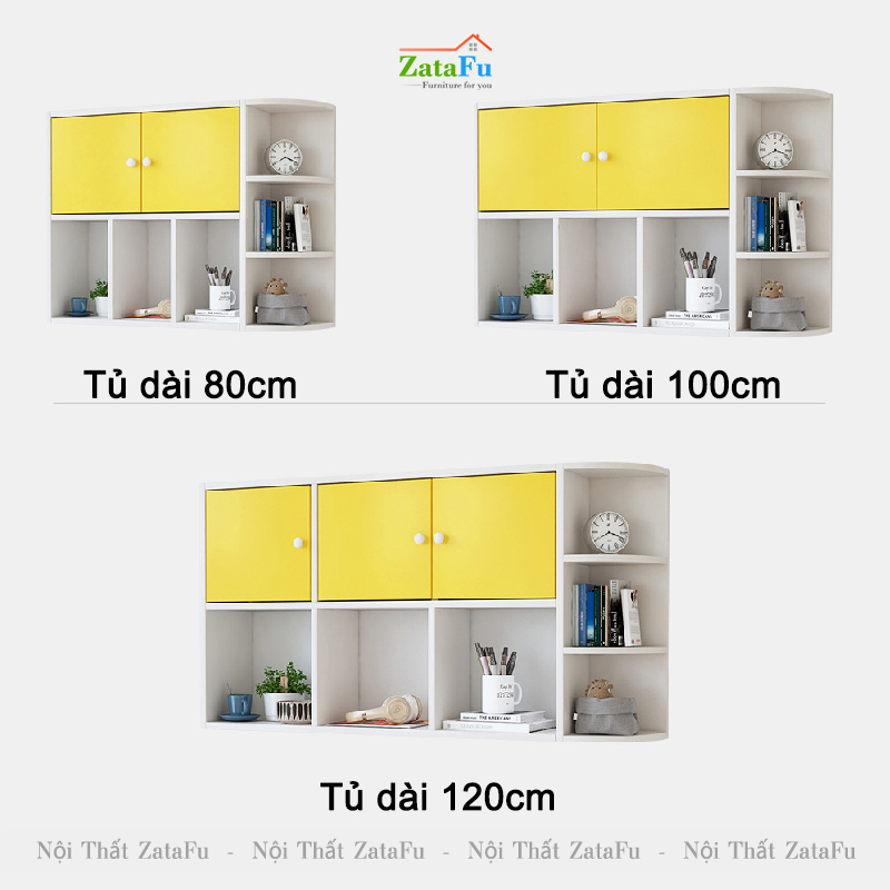 Kệ Sách Treo Tường Gỗ MDF KTT-56
