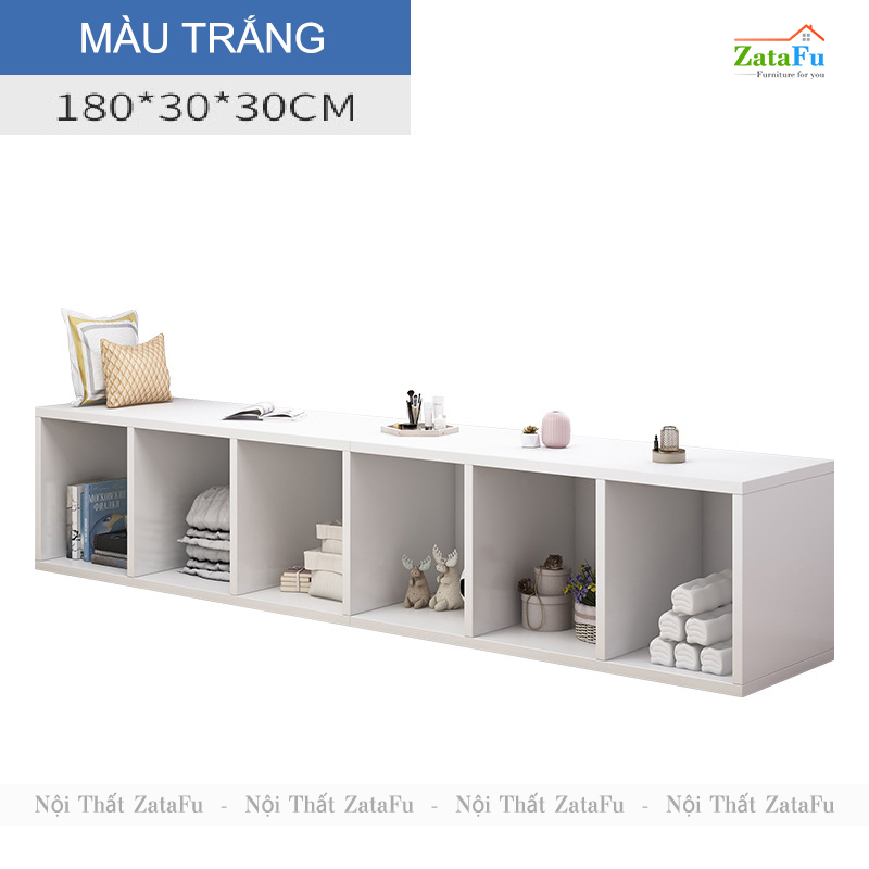 Kệ trang trí tivi phòng khách ô vuông độc đáo KTV-26
