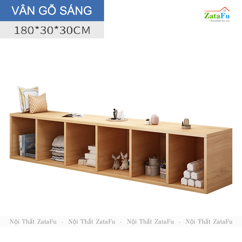 Kệ trang trí tivi phòng khách ô vuông độc đáo KTV-26