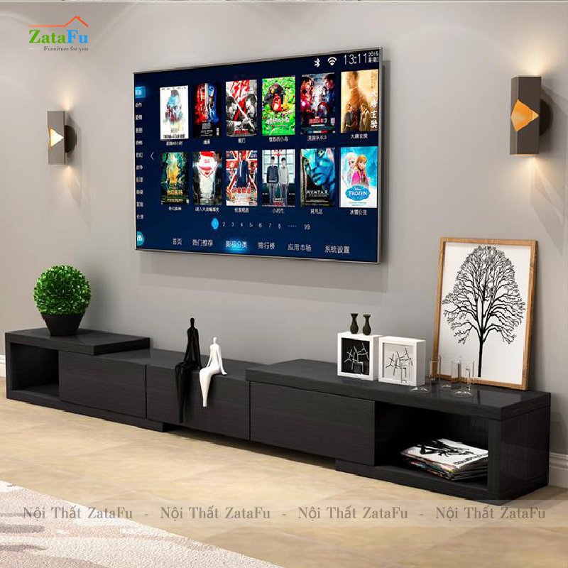 Kệ tivi thông minh mở rộng hiện đại phòng khách KTV-40
