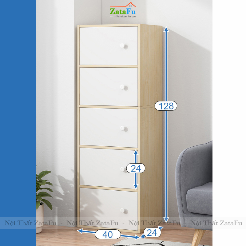 Tủ Locker Gỗ Đựng Hồ Sơ Nhiều Tầng Đa Năng KTT-20