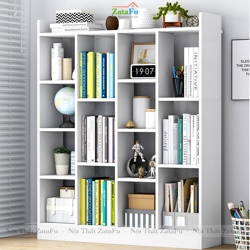 Kệ sách gỗ trang trí KTT-17