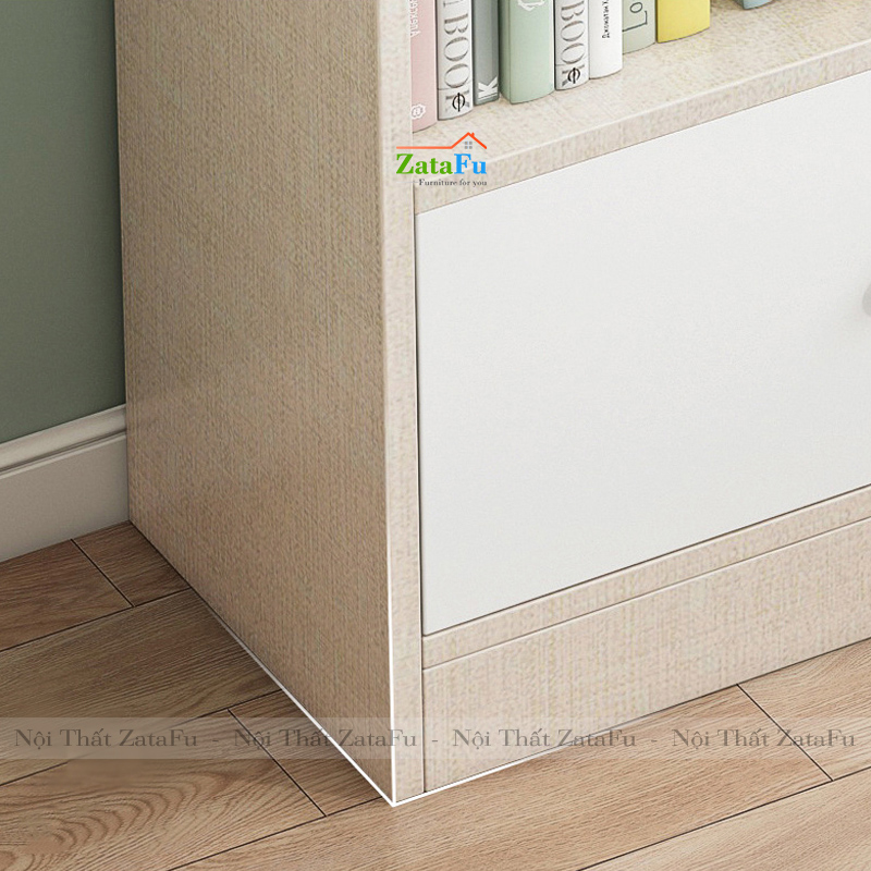 Tủ sách trang trí gỗ MDF KTT-21