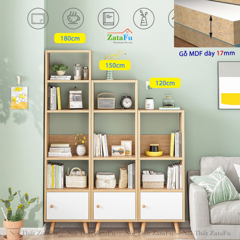 Tủ trang trí phong cách Bắc Âu chân gỗ KTT-15