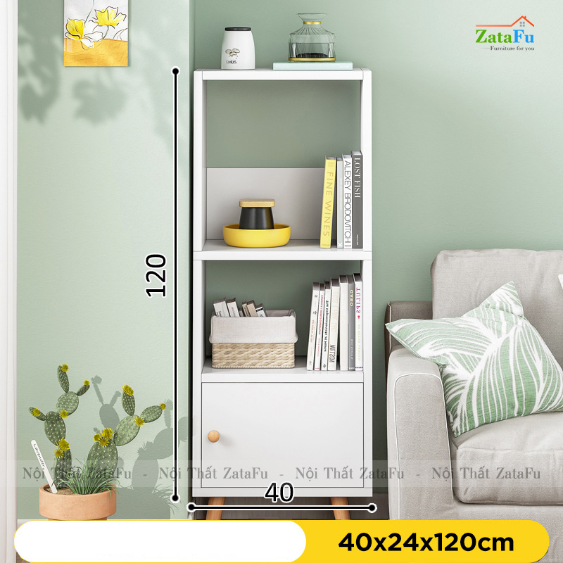 Tủ trang trí phong cách Bắc Âu chân gỗ KTT-15