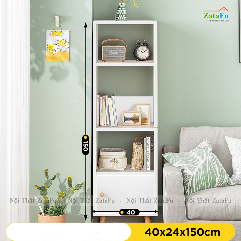 Tủ trang trí phong cách Bắc Âu chân gỗ KTT-15