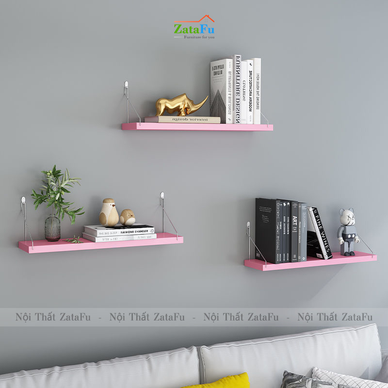 Kệ trang trí kệ treo tường sử dụng móc treo tiện lợi KTT-94