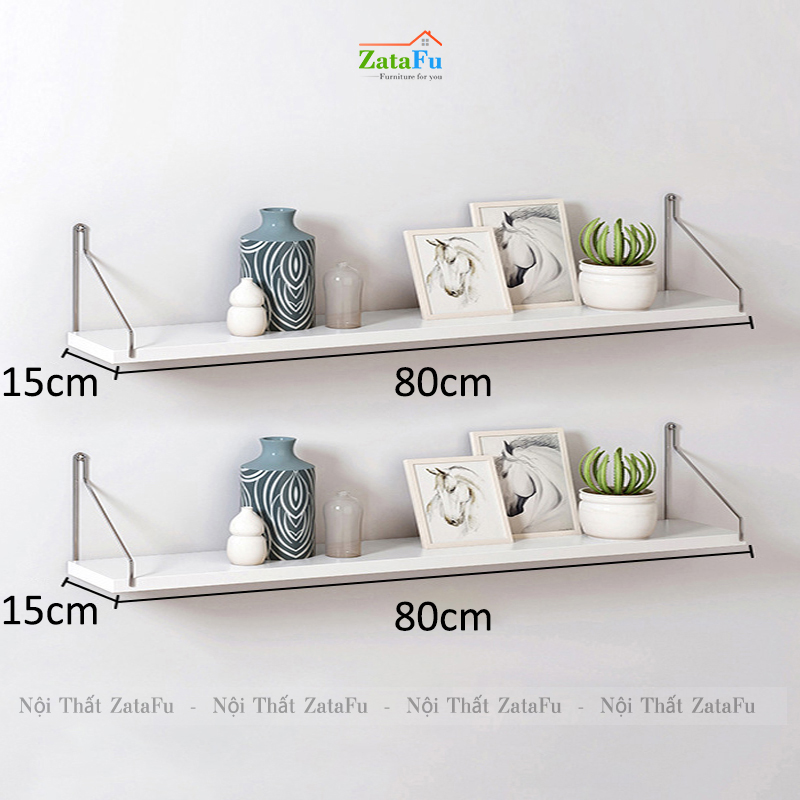 Kệ trang trí kệ treo tường sử dụng móc treo tiện lợi KTT-94