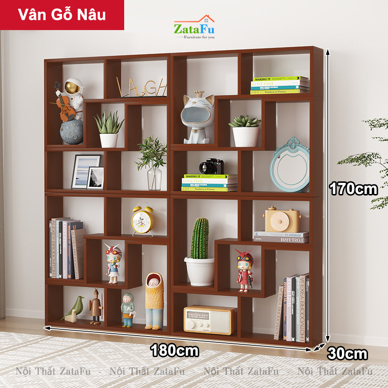 Kệ decor chữ L  phối hợp nhiều cách sử dụng đặc biệt KTT-122