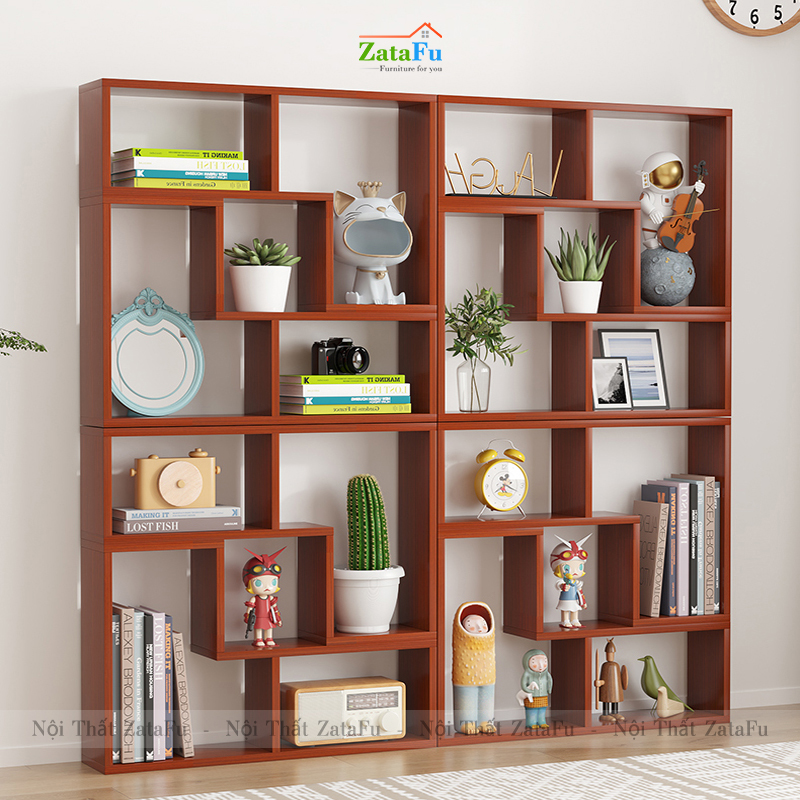 Kệ decor chữ L  phối hợp nhiều cách sử dụng đặc biệt KTT-122