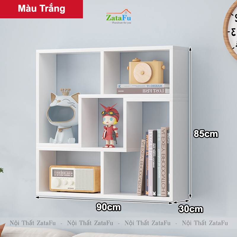 Kệ decor chữ L  phối hợp nhiều cách sử dụng đặc biệt KTT-122