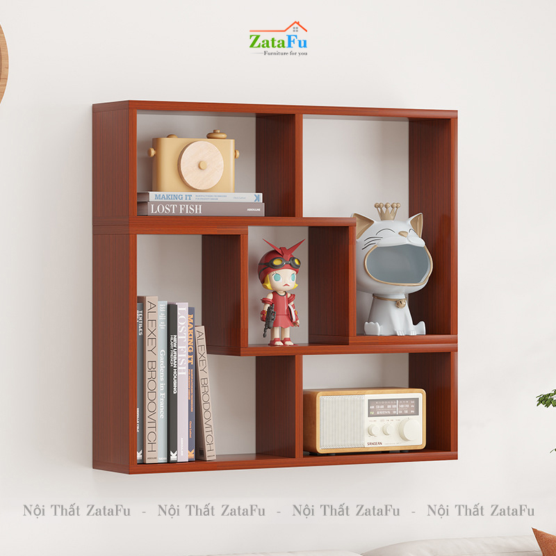 Kệ decor chữ L  phối hợp nhiều cách sử dụng đặc biệt KTT-122