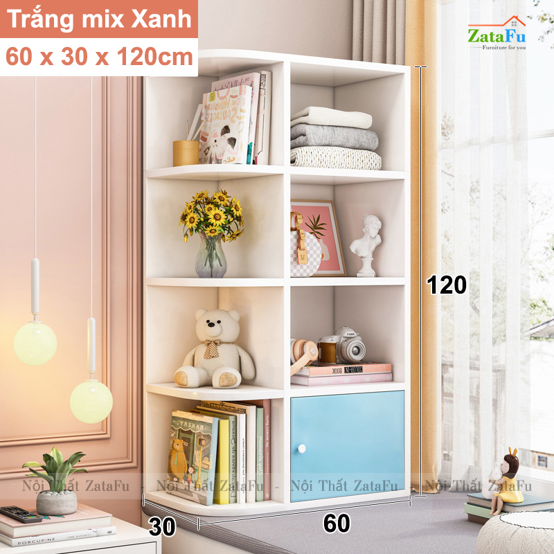 Kệ sách trang trí đặt bàn, đặt bệ cửa sổ cách điệu cho bé KTT-86