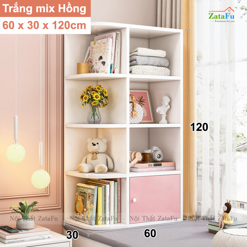 Kệ sách trang trí đặt bàn, đặt bệ cửa sổ cách điệu cho bé KTT-86