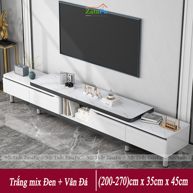 Kệ Tủ Tivi Thiết Kế Hiện Đại Trang Trí Phòng Khách Có Thể Tùy Chỉnh Kích Thước KVT-47 ZataFu