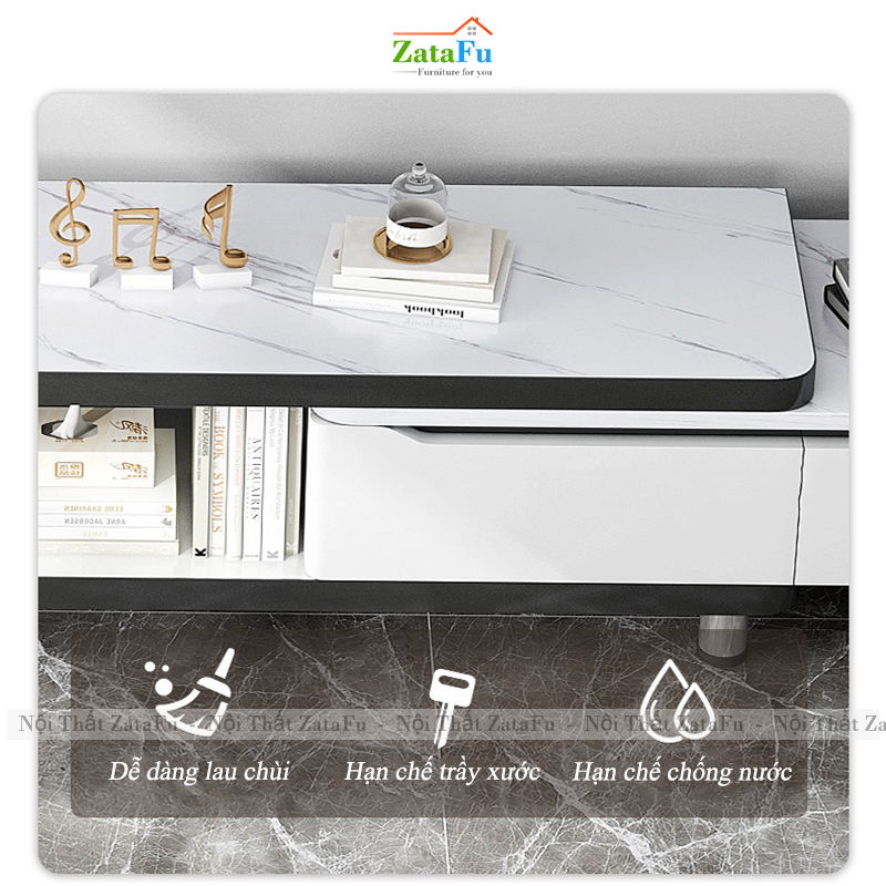Kệ Tủ Tivi Thiết Kế Hiện Đại Trang Trí Phòng Khách Có Thể Tùy Chỉnh Kích Thước KVT-47 ZataFu