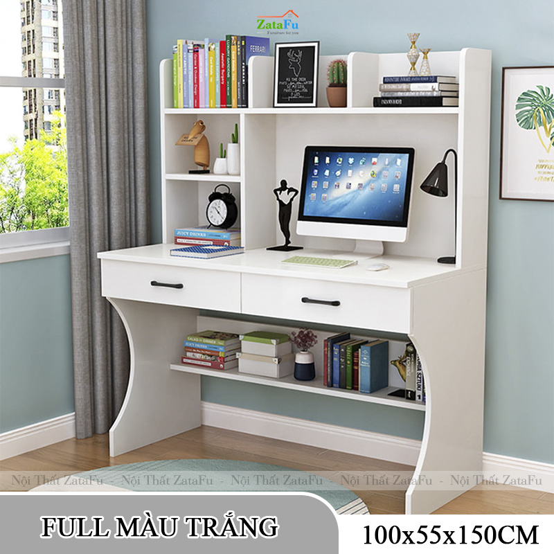 Bàn Học Sinh Gỗ MDF Thiết Kế Tinh Tế Hiện Đại BLV-154 ZataFu