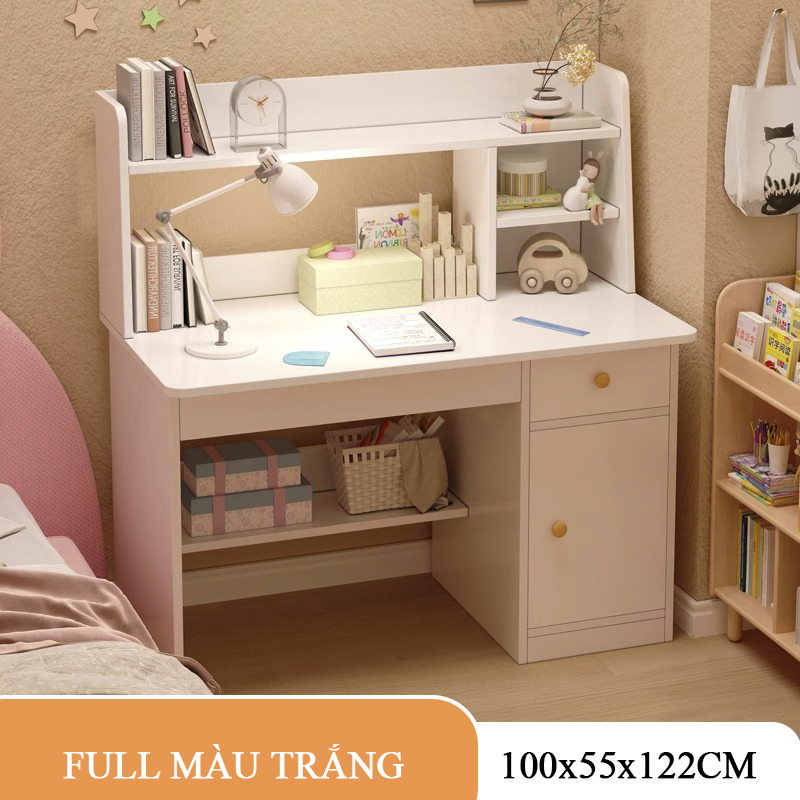 Bàn Học Cho Bé Bàn Học Sinh Có Ngăn Chưa Đồ Đa Năng BLV-155 ZataFu