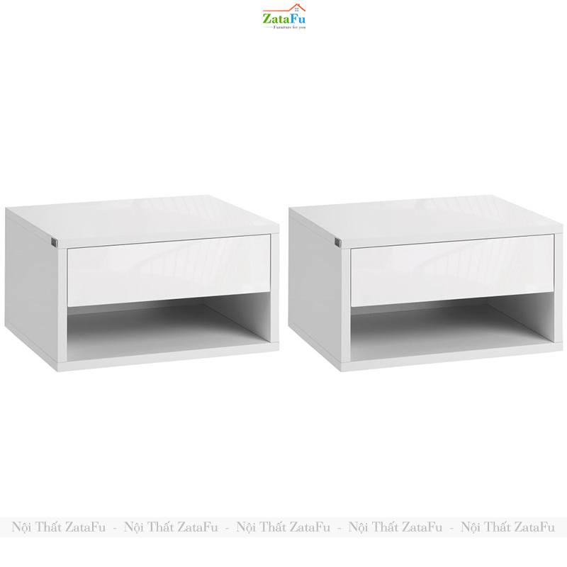 Tab Tủ Đầu Giường Hiện Đại Đa Năng Treo Tường Phòng Ngủ TDG-46 ZataFu
