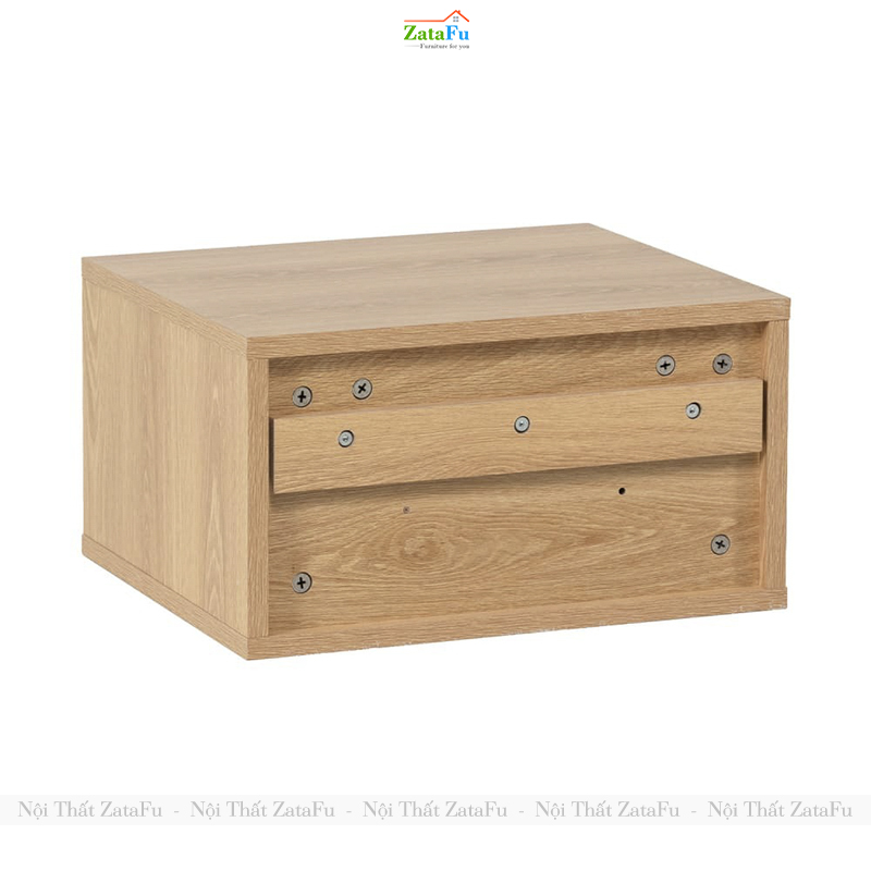 Tủ Đầu Giường Gỗ 1 Ngăn Kéo Treo Tường TDG-44 ZataFu