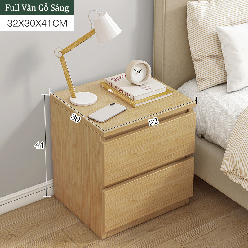 Tủ Đầu Giường Mini Phong Cách Hiện Đại Có Ngăn Kéo Decor Phòng Ngủ TDG-37