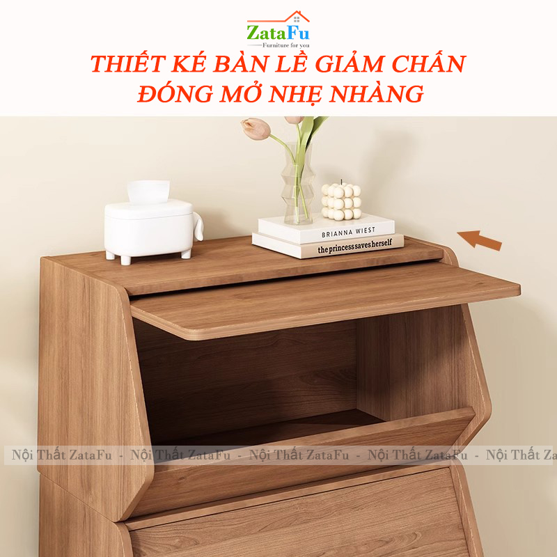 Tủ Gỗ Trang Trí Lục Giác Để Đồ Đa Năng Tủ Gỗ TUTT-61 ZataFu