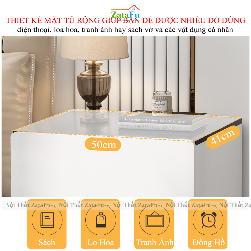Tủ Kệ Đầu GIường Thiết Kế Hiện Đại TDG-53 ZataFu