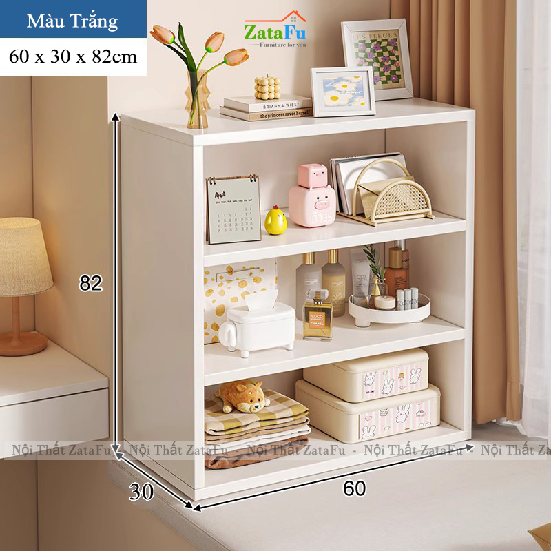 Tủ Kệ Sách Trang Trí Để Cửa Số Gỗ MDF Hiện Đại TUTT-56 ZataFu