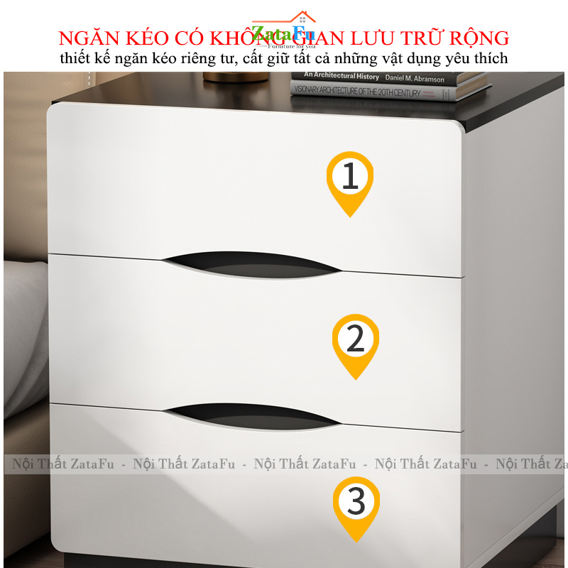 Tủ Kệ Đầu GIường Thiết Kế Hiện Đại TDG-53 ZataFu