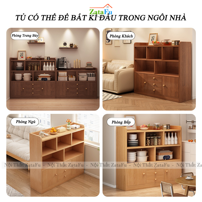 Tủ Đựng Hồ Sơ Tài Liệu Nhiều Ngăn Hiện Đại Gỗ MDF TUTT-67 ZataFu