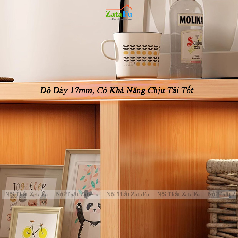 Tủ Kệ Để Sách Trang Trí Kết Hợp Kệ Tổ Ong Hiện Đại TUTT-64 ZataFu