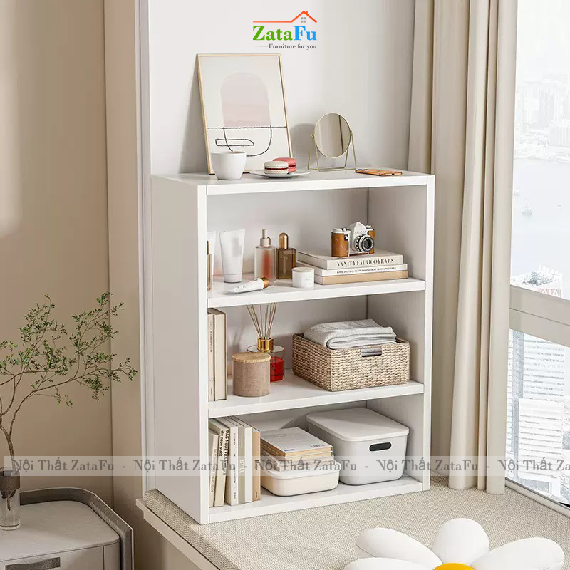 Tủ Kệ Sách Trang Trí Để Cửa Số Gỗ MDF Hiện Đại TUTT-56 ZataFu