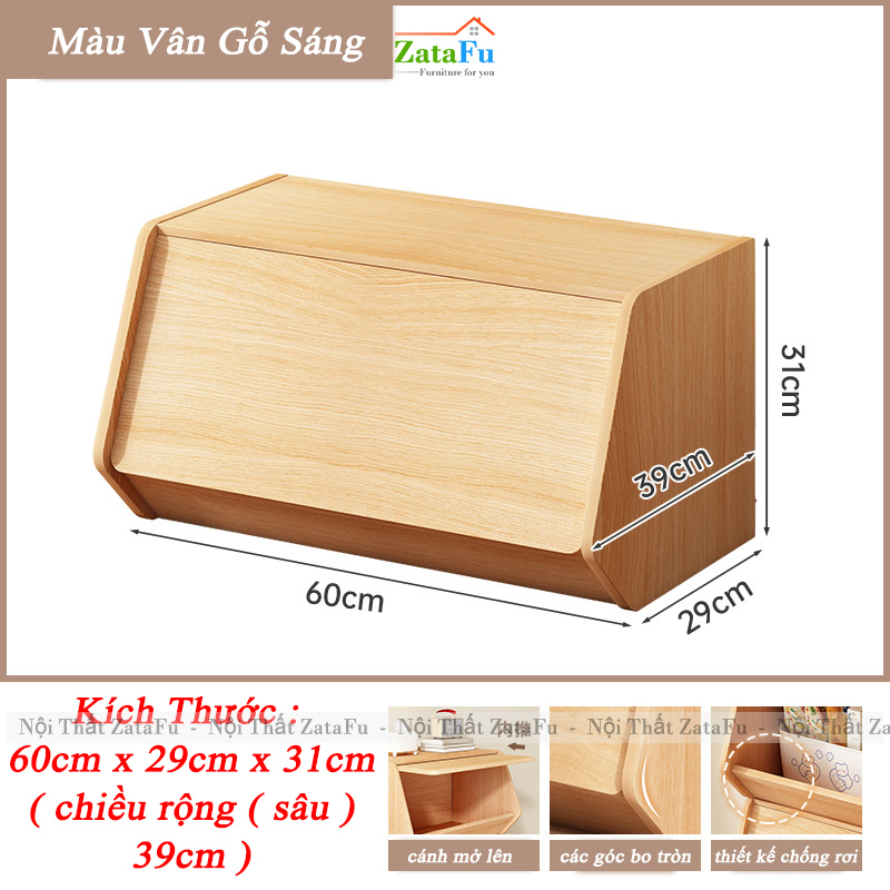 Tủ Gỗ Trang Trí Lục Giác Để Đồ Đa Năng Tủ Gỗ TUTT-61 ZataFu
