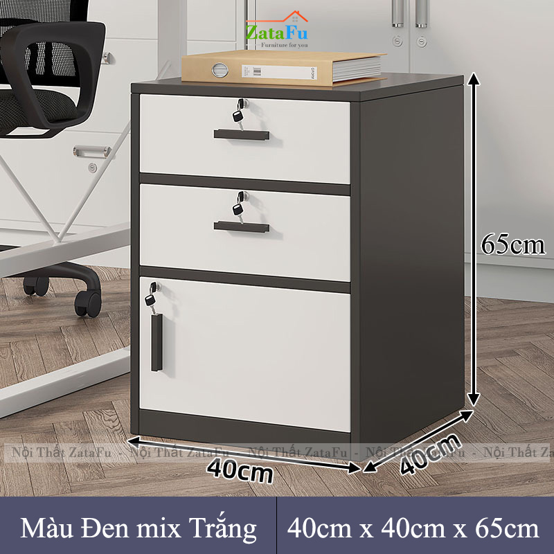 Tủ Đựng Hồ Sơ Tài Liệu Có Ngăn Kéo Và Khóa Thông Minh An Toàn TUTT-56 ZataFu