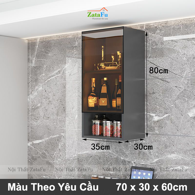 Tủ kệ bếp gắn tường sủ dụng LED cảm biến cao cấp KBEP-26