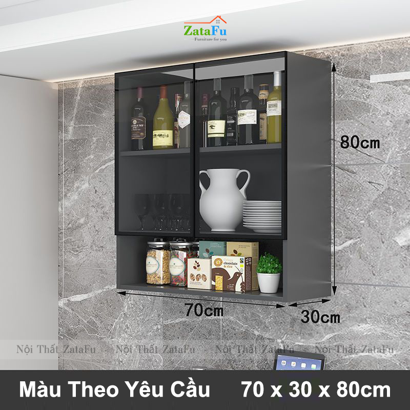 Tủ kệ bếp gắn tường sủ dụng LED cảm biến cao cấp KBEP-26