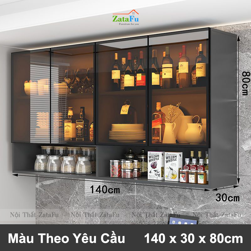 Tủ kệ bếp gắn tường sủ dụng LED cảm biến cao cấp KBEP-26